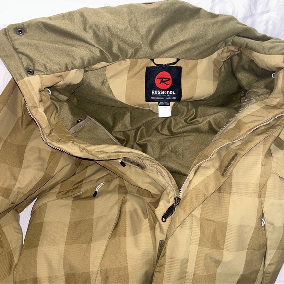 Rossignol Mountain Plaid Khaki PerformanceJacket - Picture 16 of 16